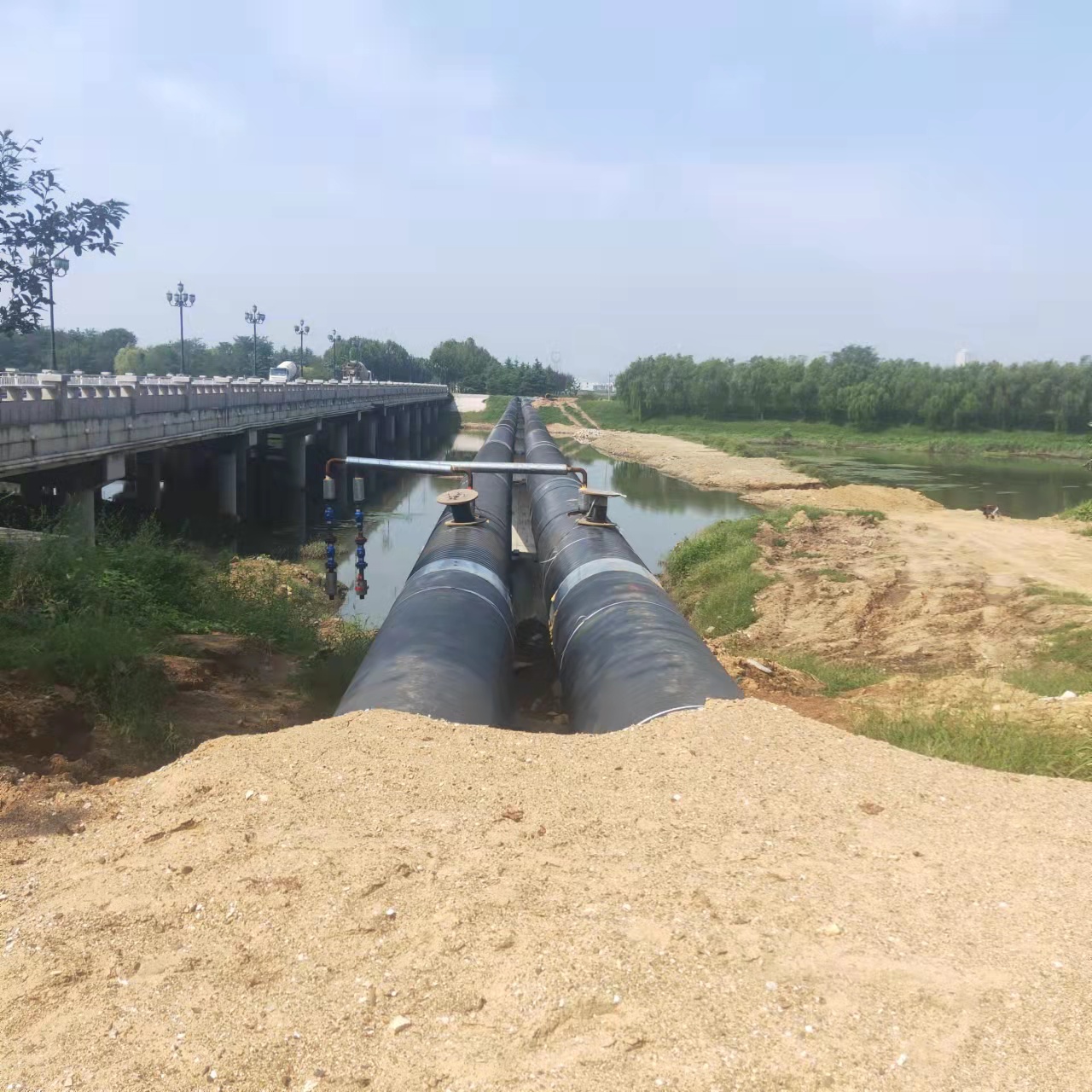 北屯自来水输油管道清洗